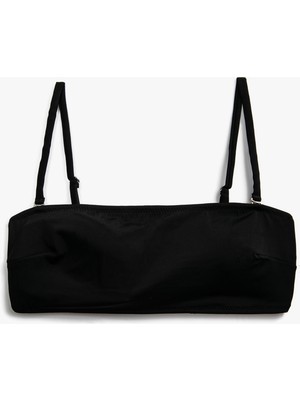 Koton Straplez Bikini Üstü Kaplı Çıkarılabilir İnce Askılı