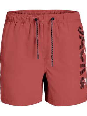 Jack & Jones Logo Baskılı Deniz Şortu- Fiji