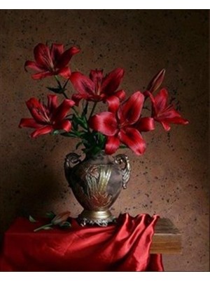 Pix Art Sanat Kırmızının En Güzel Hali Pixart Sanat Elmas Mozaik Tablo Diamond Türkiye  43*53