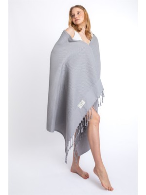 Sensomia Flavia 90X190 cm 100% Pamuklu Peştamal Plaj Banyo Duş Deniz Havuz Yoga Modern Havlusu