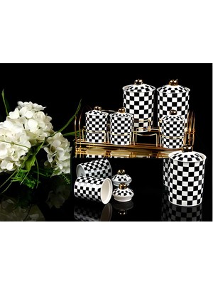 Sembol Squares 7'li Standlı Baharatlık