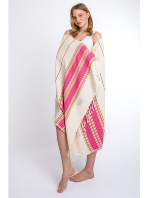 Sensomia Olivia 90X190 cm 100% Pamuklu Peştamal Plaj Banyo Duş Deniz Havuz Yoga Modern Havlusu