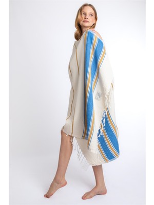 Sensomia Olivia 90X190 cm 100% Pamuklu Peştamal Plaj Banyo Duş Deniz Havuz Yoga Modern Havlusu