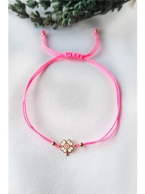 Pier Gümüş Ipli Gümüş Çiçek Bileklik