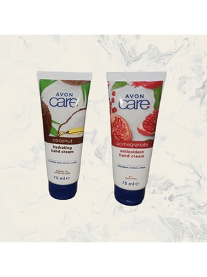 Avon Care El Kremi İkili Set  75 ml Coconut - Pomegranate