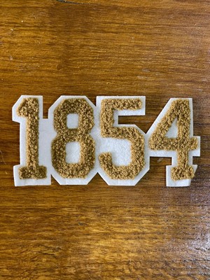 Gönülden Tasarım 15X6 cm Keçe Üzeri 1 8 H 4 Rakamlı Dokuma Aplike Arma Dikiş ve Hobi Aksesuarı