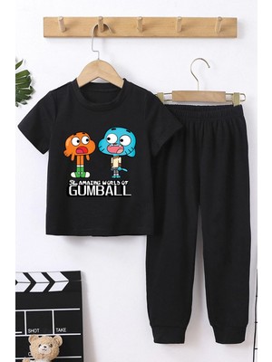 Trendypassion Çocuk Gumball Alt - Üst Eşofman Takımı