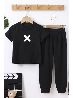 Trendypassion Çocuk x Baskılı Alt - Üst Eşofman Takımı