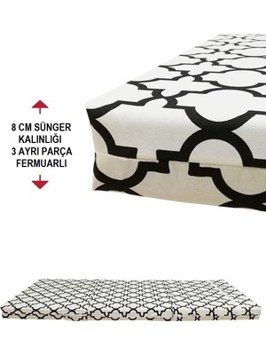 Vip Home Concept Katlanır Yatak Yer Yatağı Yatak 80X180 Alaçatı 8 cm