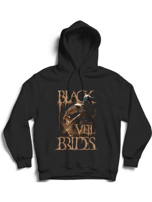 The Fame Black Veil Brides, Mask, Rock Metal, Kapüşonlu Sweatshirt Hoodie