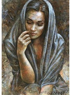 Pix Art Sanat Mistik Kadın Pixart Sanat Elmas Mozaik Tablo Diamond Türkiye 50*51