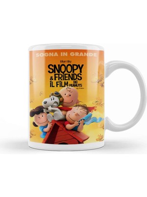 Snoopy And Friends 01 Kupa Bardak Porselen