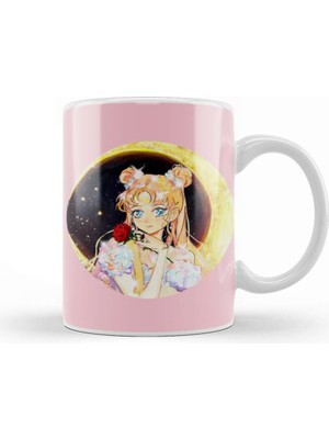 Sailor Moon Light Fanart 01 Kupa Bardak Porselen