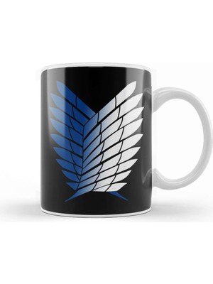 Shingeki No Kyojin Attack On Titan Anim Kupa Bardak Porselen