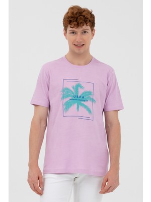 U.S. Polo Assn. Ormaka Baskılı Erkek T-Shirt