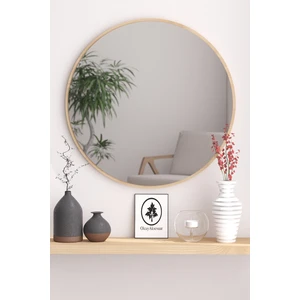 Olcay Aksesuar Sonomo Dekoratif 58CM Yuvarlak Ayna Antre Hol Koridor Duvar Aynası Salon Mutfak Banyo Wc Ofis Aynası