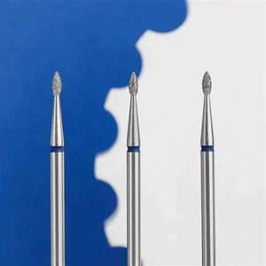 3'lü Damla Mavi Elmas Freze Uç