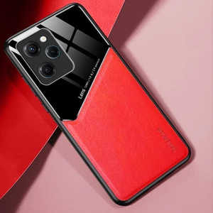 For Poco X5 Pro 5g Manyetik Emme Dikiş Deri Deseni Cep Telefonu Kılıfları (Yurt Dışından)