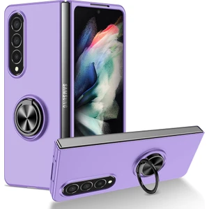 For Samsung Galaxy Z Fold4 Manyetik Halka Cep Telefonu Kılıfları (Yurt Dışından)