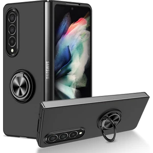 For Samsung Galaxy Z Fold4 Manyetik Halka Cep Telefonu Kılıfları (Yurt Dışından)