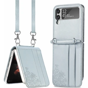 For Samsung Galaxy Z Flip4 Çapraz Beden Lane Cep Telefonu Kılıfları (Yurt Dışından)