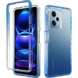 For Poco X5 Pro 5g Ikisi Bir Arada Şeffaf Gradyan Cep Telefonu Kılıfları (Yurt Dışından)