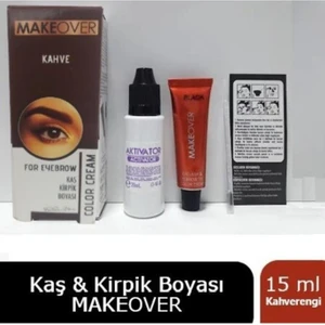 Makeover Kaş Kirpik Boyası Kahve 15 ml