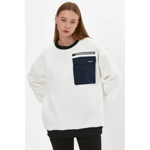 Alexander Gardi Cep Detaylı Oversize Sweatshirt (E23-75500)