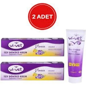 Vivet Tüy Dökücü Krem 100 Ml Depilatory Cream E Vitaminli 2 Adet