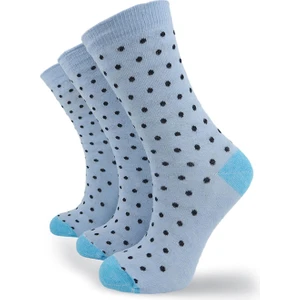 Black Arden Socks 3 Çift Puantiye Desenli Bayan Soket Çorap