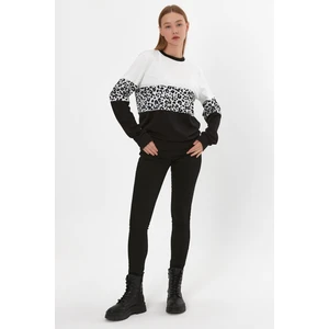Alexander Gardi Leopar Desenli Sweatshirt (B23-26500)