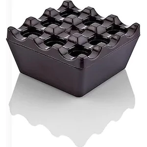 Lider Magnesia Izgara Küllük Siyah Melamin Kül Tablası 5 Adet Küllük