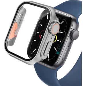 Apple Watch 7 8 41 mm Uyumlu Watch Ultra 49 mm Kasa Dönüştürücü & Ekran Koruyucu Tam Koruma