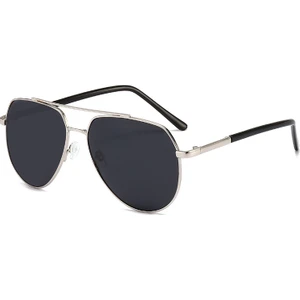 Beautiful Youth Gümüş Çerçeve Siyah Güneş Gözlüğü Güneş Gözlüğü (Yurt Dışından)