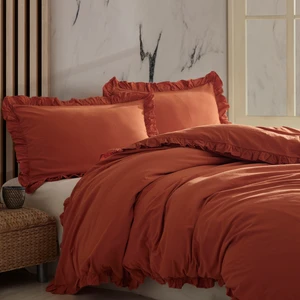 Macas Home Hermes %100 Pamuklu Fırfırlı Tek Kişilik Nevresim Takımı 160*220 Hrmstkt