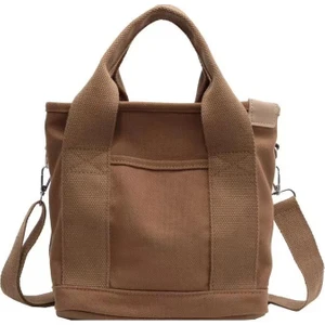 Dayanıklı Günlük Kanvas Çanta Çok Katmanlı Tote Kanvas Saplı Çanta (Yurt Dışından)