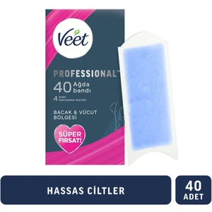 Sir Ağda Bandı Bacak & Vücut Bölgesi Hassas Ciltler 40'lı