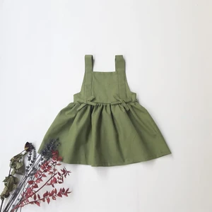 İkoko Kids  Kırmızı Ayarlanabilir Askılı Elbise