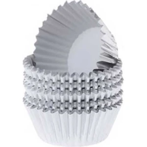 Eminönü Toptancı Metalik Folyo Cupcake Kalıbı Muffin Pet Kapsül No:1 (150 Adet)  Gümüş
