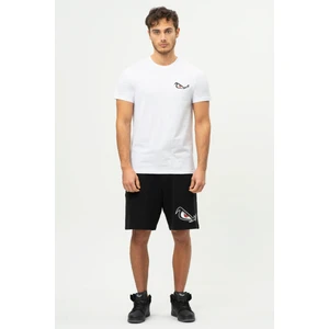 No Fear Beyaz Bisiklet Yaka Kısa Kol Penye Erkek T-shirt.m50047