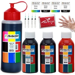 Canon Pi̇xma G2470 G1400 Uyumlu Mürekkep Seti̇ 500 ml + 3 x 100 ml
