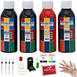 Hp 652 Siyah ve Renkli̇ Kartuş Uyumlu Dolum Seti 4X100 ml