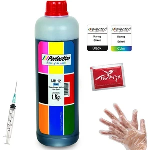 Canon E414 - 404 - 484 - E474 Yazıcı Uyumlu Kartuş Dolum Mürekkebi Cyan 1 kg.