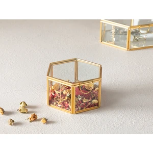 English Home Luxury Cam Dekoratif Kutu 20X12X8CM Gold