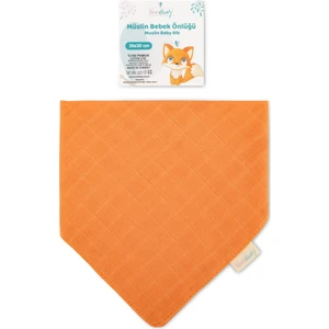 Müslin Bebek Fular Önlük – Tarçın – Mama Önlüğü Salya Bezi Ağız Mendili Bandana 30X30CM