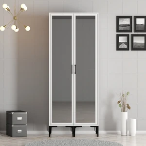 Variant Mobilya Kumsal 2 Kapılı (Rr) Gardrop - Beyaz / Beyaz