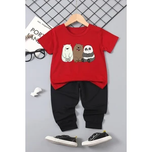 Çocuk Kafadar Ayılar Alt - Üst Eşofman Takımı