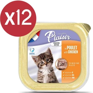 Pate Kitten Tavuklu ve Sütlü Yavru Kedi Konservesi 12X100 gr