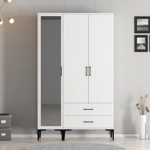 Variant Mobilya Kumsal 3 Kapılı (Rt) Gardrop - Beyaz / Beyaz
