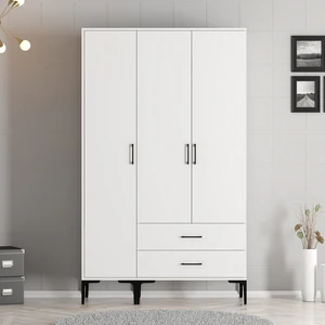 Variant Mobilya Kumsal 3 Kapılı (St) Gardrop - Beyaz / Beyaz